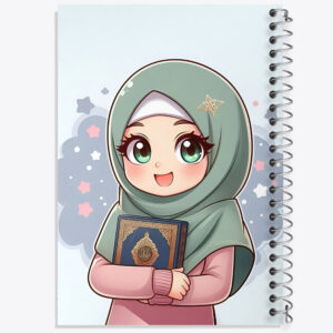 دفتر دخترانه با حجاب