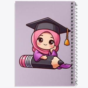 دفتر دخترانه با حجاب