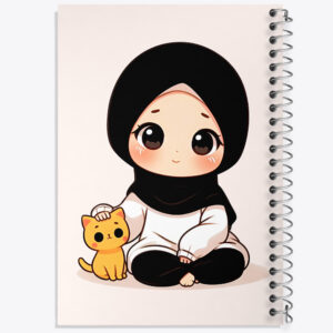 دفتر دخترانه با حجاب