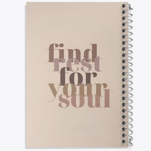 دفتر Find Rest For Your Soul