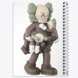 دفتر عروسک کاز (kaws)
