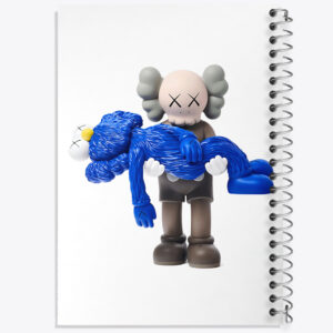 دفتر عروسک کاز (kaws)