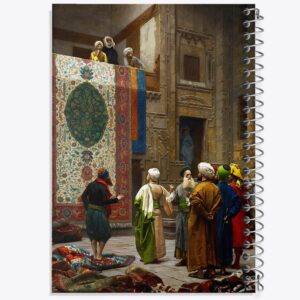 دفتر نقاشی تاجر فرش اثر ژان لئون ژروم