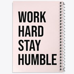 دفتر Work Hard Stay Humble