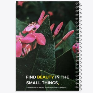 دفتر Find Beauty In The Small Things