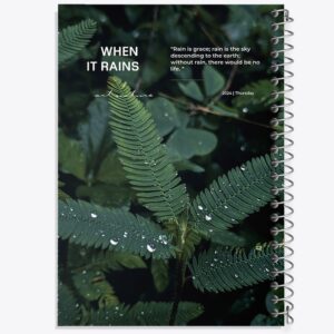 دفتر وقتی باران می بارد (When It Rains)
