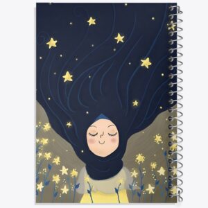 دفتر دخترانه با حجاب