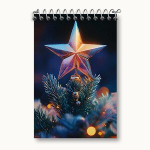 دفتر یادداشت ستاره درخت کریسمس