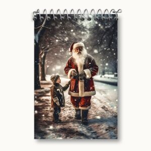 دفتر یادداشت بابانوئل و کریسمس