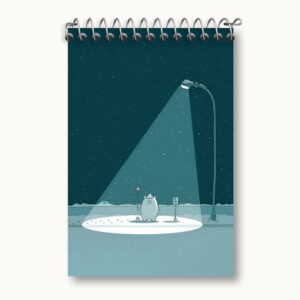 دفتر یادداشت خرس بامزه