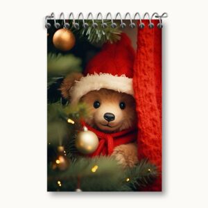 دفتر یادداشت خرس کریسمس