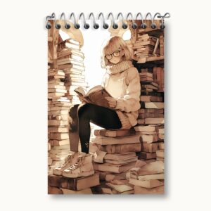 دفتر یادداشت دختر کتابخوان