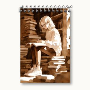 دفتر یادداشت دختر کتابخوان