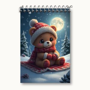 دفتر یادداشت خرس بامزه
