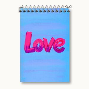 دفتر یادداشت Love
