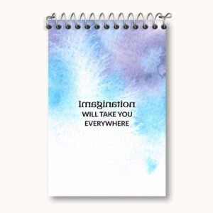 دفتر یادداشت Imagination Will Take You Everywhere