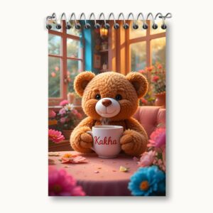 دفتر یادداشت خرس بامزه