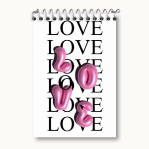 دفتر یادداشت Love