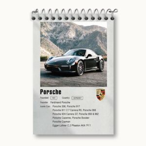 دفتر یادداشت ماشین پورشه (Porsche)