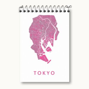 دفتر یادداشت نقشه توکیو