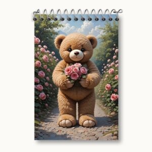 دفتر یادداشت خرس بامزه