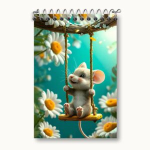 دفتر یادداشت موش بامزه