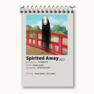 دفتر یادداشت انیمه شهر اشباح (Spirited Away)