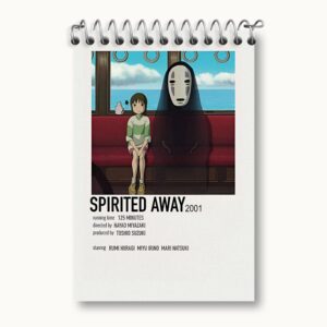 دفتر یادداشت انیمه شهر اشباح (Spirited Away)