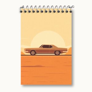 دفتر یادداشت ماشین کلاسیک