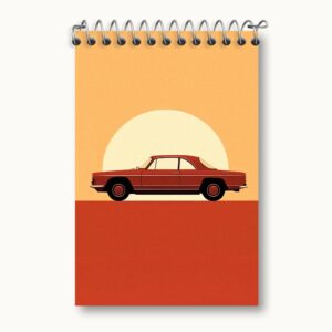 دفتر یادداشت ماشین کلاسیک