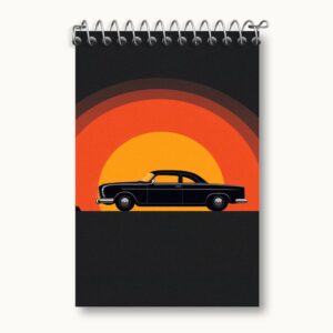 دفتر یادداشت ماشین کلاسیک