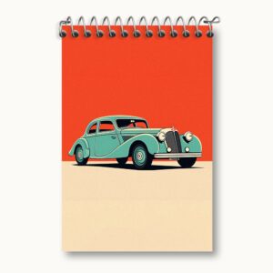 دفتر یادداشت ماشین کلاسیک