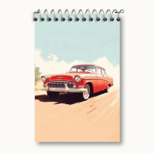 دفتر یادداشت ماشین کلاسیک