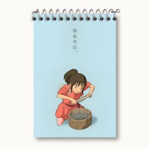 دفتر یادداشت انیمه شهر اشباح (Spirited Away)