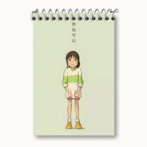 دفتر یادداشت انیمه شهر اشباح (Spirited Away)