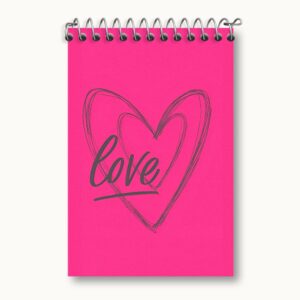 دفتر یادداشت Love