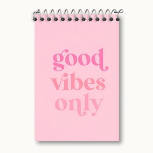 دفتر یادداشت Good Vibes Only