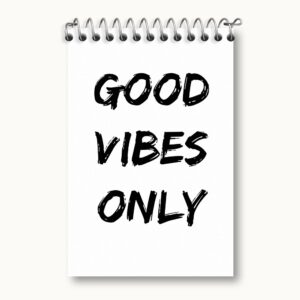 دفتر یادداشت Good Vibes Only