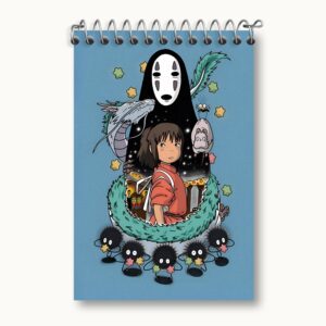 دفتر یادداشت انیمه شهر اشباح (Spirited Away)