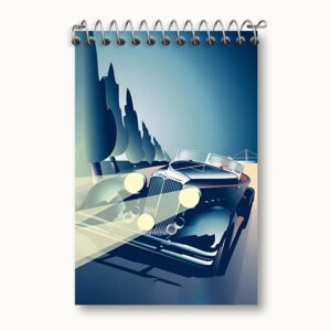 دفتر یادداشت ماشین کلاسیک