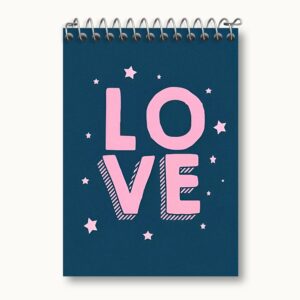 دفتر یادداشت Love