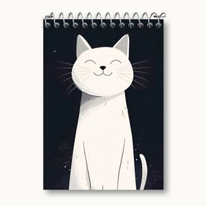 دفتر یادداشت گربه خوشحال