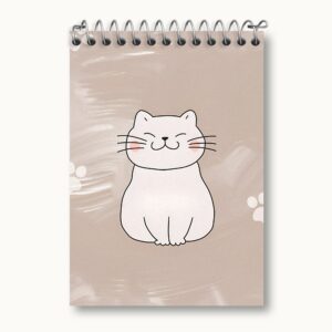 دفتر یادداشت گربه خوشحال