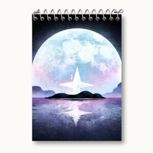 دفتر یادداشت ماه و ستاره