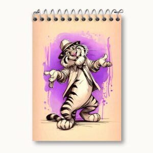دفتر یادداشت ببر بامزه