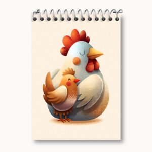 دفتر یادداشت مرغ و خروس