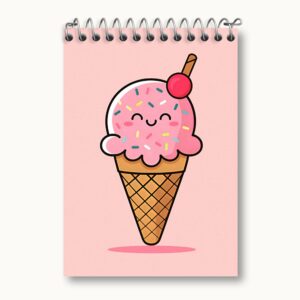 دفتر یادداشت بستنی کیوت