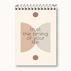 دفتر یادداشت Trust The Timing Of Your Life