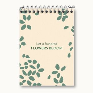 دفتر یادداشت Let A Hundred Flowers Bloom