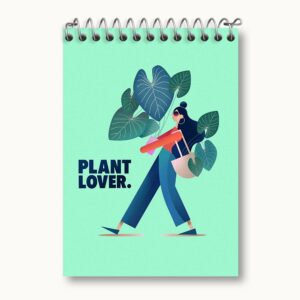 دفتر یادداشت عاشق گیاه